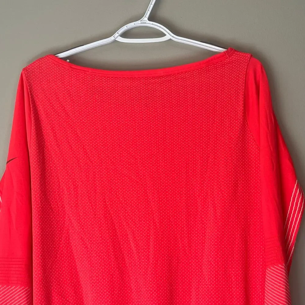 Nike Dri-Fit Hot Pink Long Sleeve Tee Size Medium